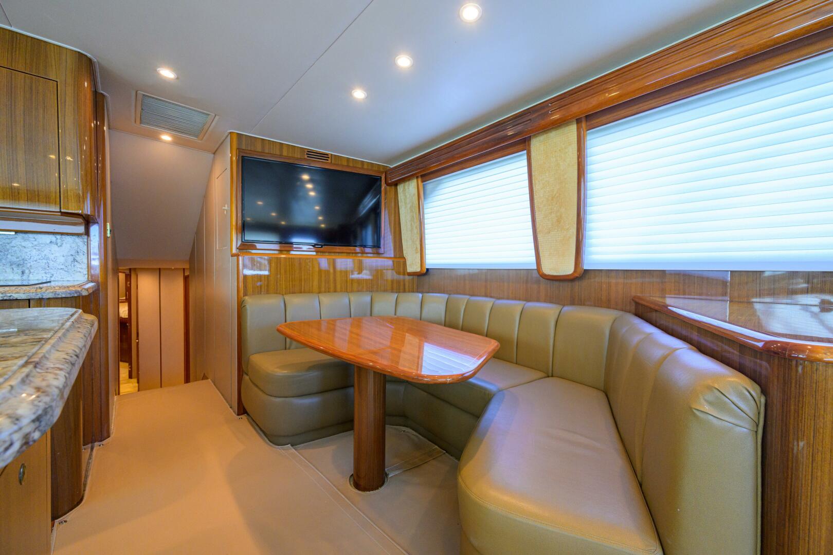 Viking-64 Convertible 2007-1/2 BARREL Jupiter-Florida-United States-Dinette Forward And Companionway Stairs-5817856 | Thumbnail