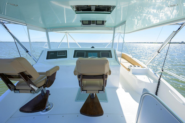 Viking-64 Convertible 2007-1/2 BARREL Jupiter-Florida-United States-Flybridge With Phone Booth Helm Enclosure-5817875