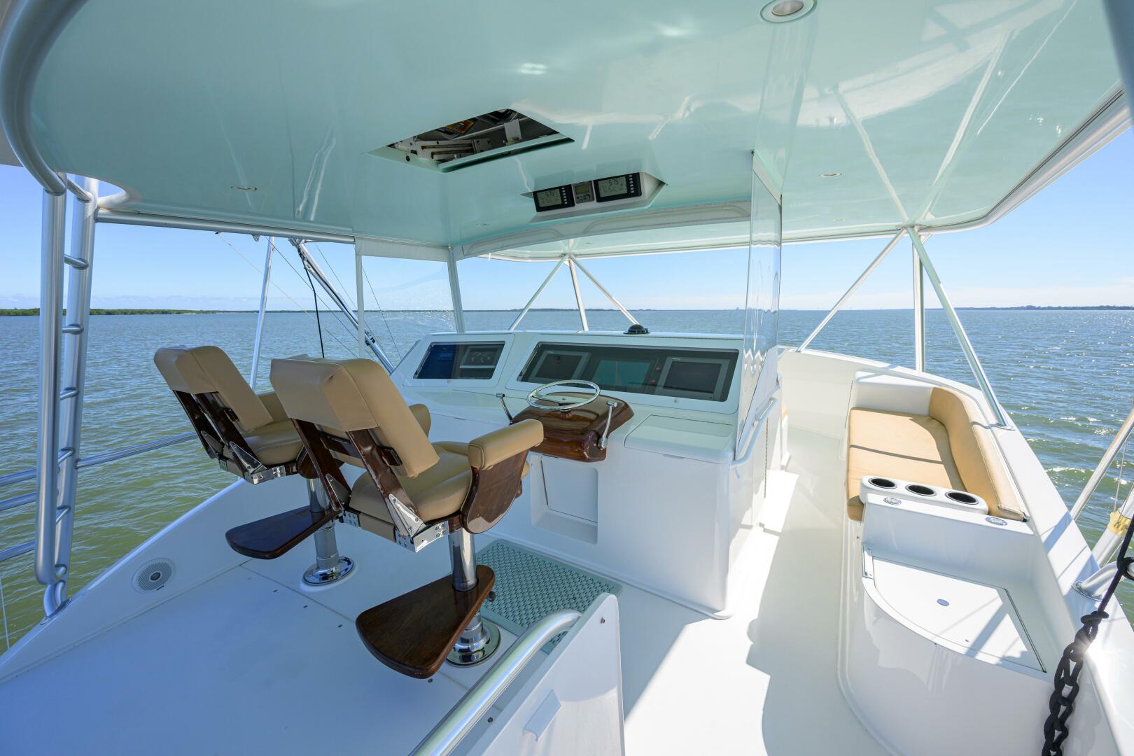 Viking-64 Convertible 2007-1/2 BARREL Jupiter-Florida-United States-Flybridge, Note No Venturi Windshield For Enhanced Visibility-5817874 | Thumbnail
