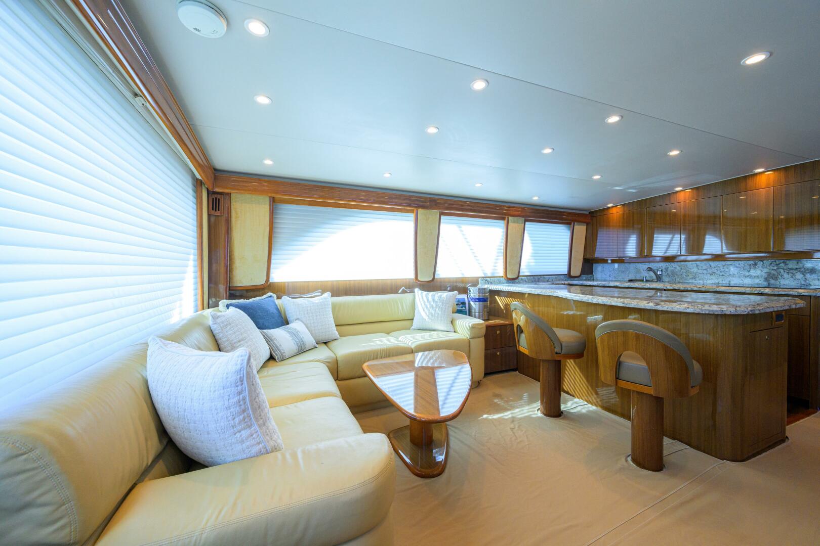 Viking-64 Convertible 2007-1/2 BARREL Jupiter-Florida-United States-Salon Settee-5817852 | Thumbnail
