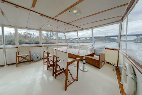 Trumpy-58 1971-SOMERSET Chesapeake-Virginia-United States-Aft Deck-5820247