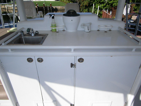 Striker-62 Convertible 1989-ELSKA  Boca Raton-Florida-United States-Flybridge Bar-5830749