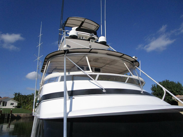 Striker-62 Convertible 1989-ELSKA  Boca Raton-Florida-United States-Bow Looking Aft-5830730