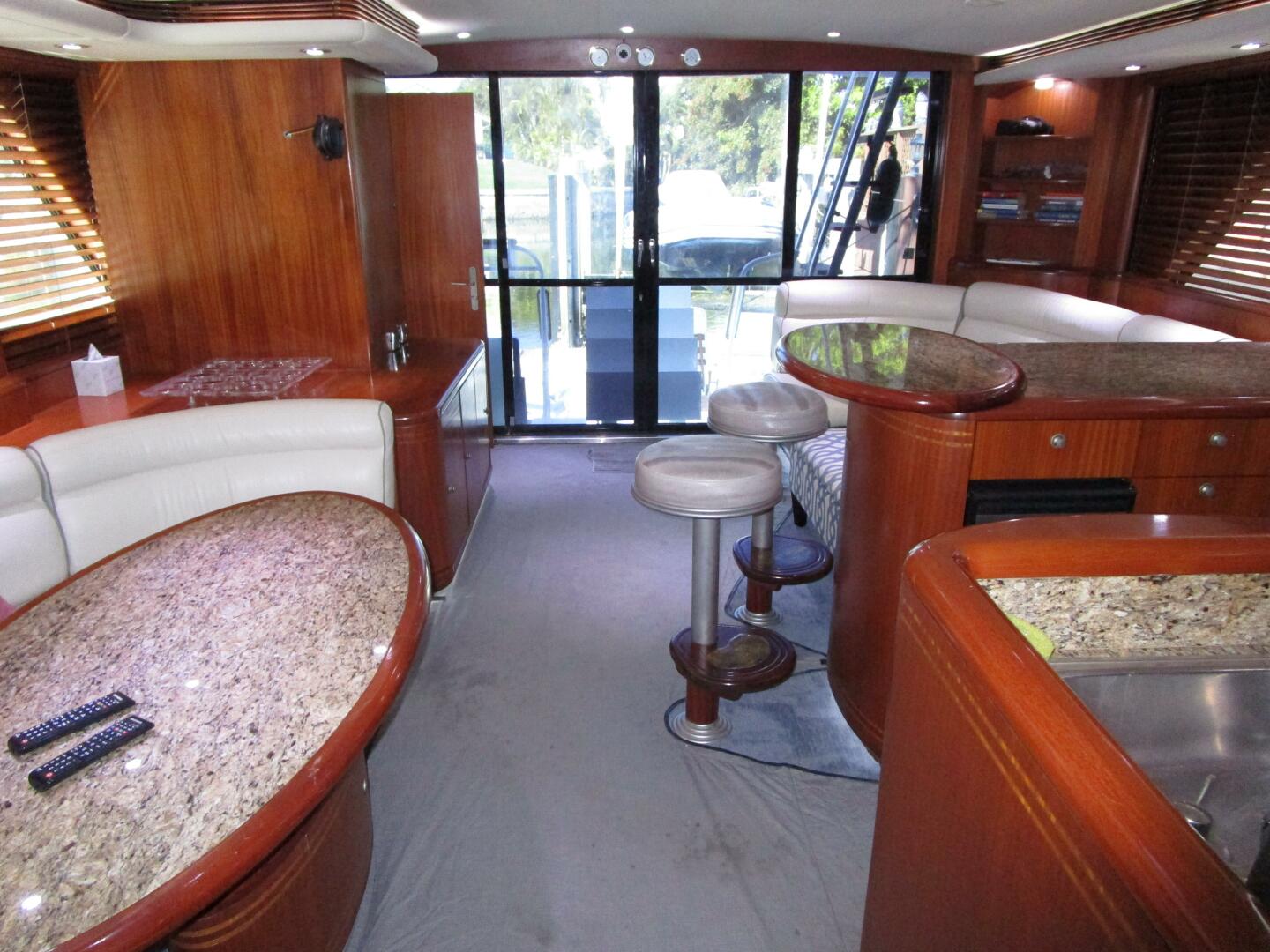 Striker-62 Convertible 1989-ELSKA  Boca Raton-Florida-United States-Salon Looking Aft-5830700 | Thumbnail