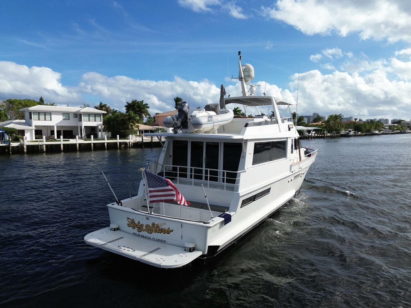 Viking-Cockpit Motor Yacht 1990-LUCKY STARS  Fort Lauderdale-Florida-United States-Stern Quarter-5864588 | Thumbnail