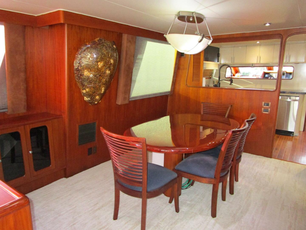 Viking-Cockpit Motor Yacht 1990-LUCKY STARS  Fort Lauderdale-Florida-United States-Dining Salon-5864528