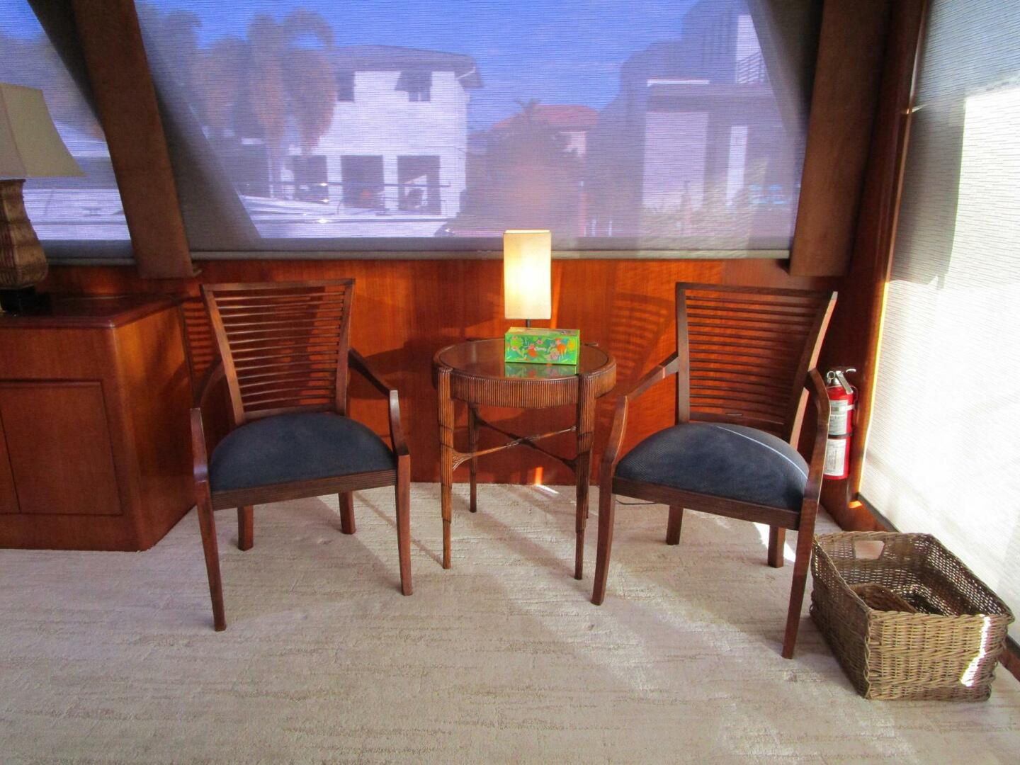Viking-Cockpit Motor Yacht 1990-LUCKY STARS  Fort Lauderdale-Florida-United States-Salon To Starboard-5864532 | Thumbnail