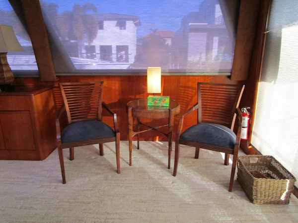 Viking-Cockpit Motor Yacht 1990-LUCKY STARS  Fort Lauderdale-Florida-United States-Salon To Starboard-5864532