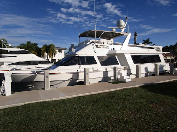 Viking-Cockpit Motor Yacht 1990-LUCKY STARS  Fort Lauderdale-Florida-United States-Home Dock-5864591