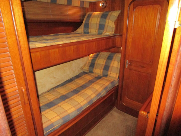 Viking-Cockpit Motor Yacht 1990-LUCKY STARS  Fort Lauderdale-Florida-United States-Starboard Bunk Cabin-5864556