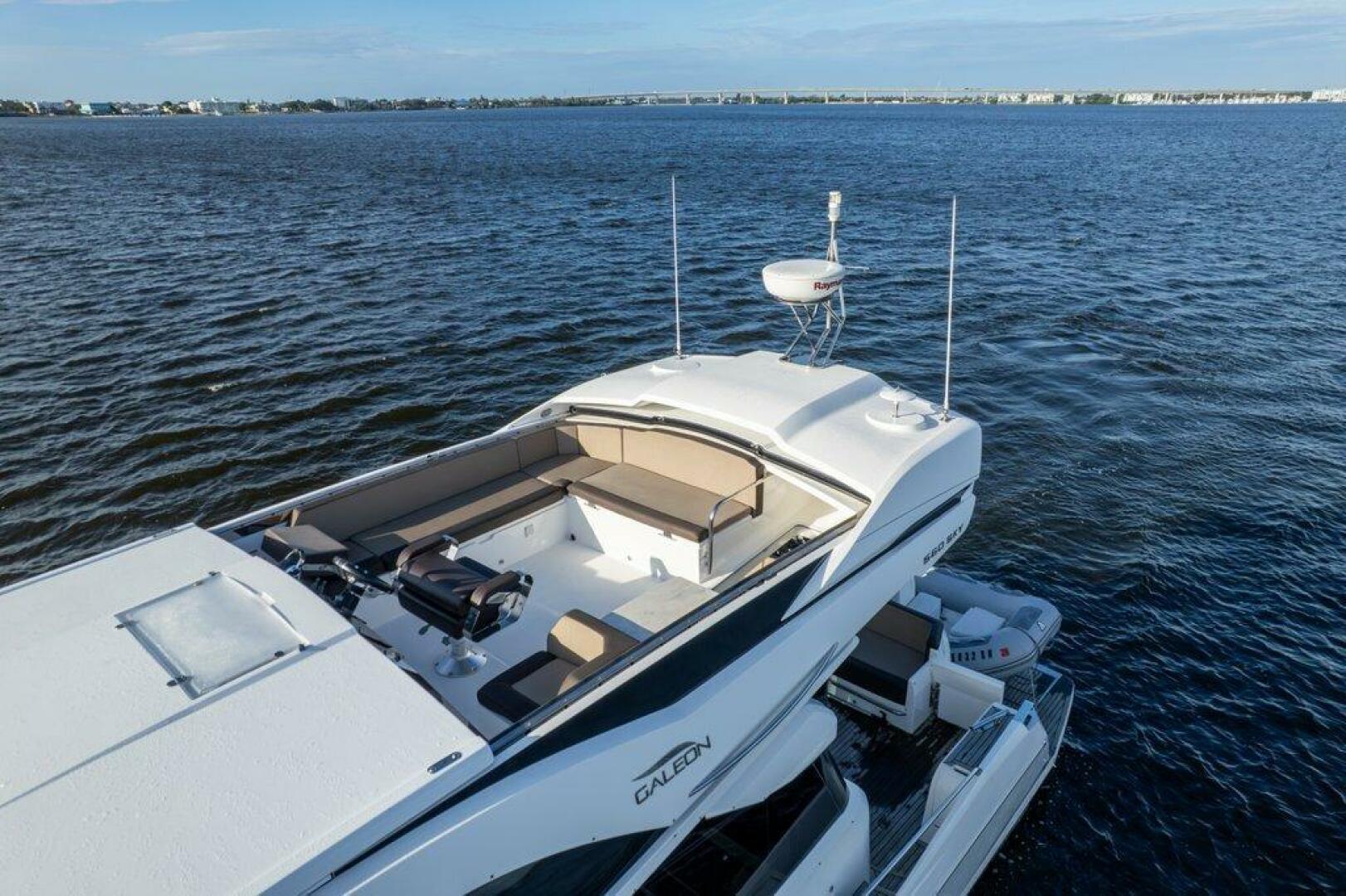 Galeon-560 Sky 2017-Nuckingfuts III Stuart-Florida-United States-Galeon 58 560 Sky Nuckingfuts Aerial Sky Bridge-5837682 | Thumbnail