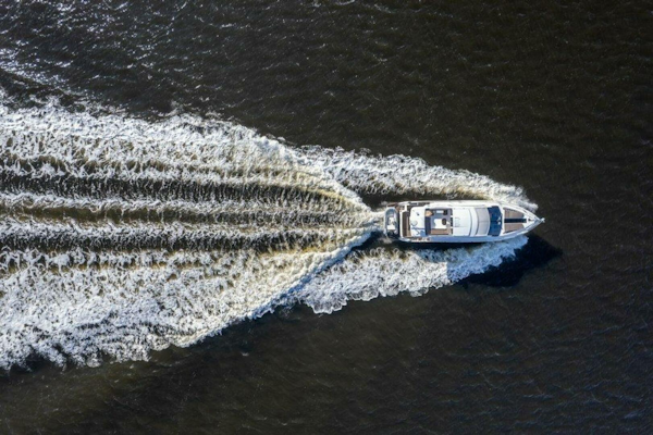 Galeon-560 Sky 2017-Nuckingfuts III Stuart-Florida-United States-Galeon 58 560 Sky Nuckingfuts Aerial Profile -5837750