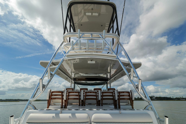 Valhalla Boatworks-V-55 2024-LUCKY 24 IV Fort Lauderdale-Florida-United States-Valhalla 55  Lucky 24 IV  Tower View from Cockpit-5839135