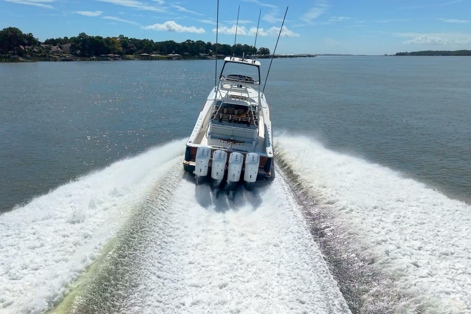 Valhalla Boatworks-V-55 2024-LUCKY 24 IV Fort Lauderdale-Florida-United States-Valhalla 55  Lucky 24 IV  Aft Running Profile-5839112 | Thumbnail