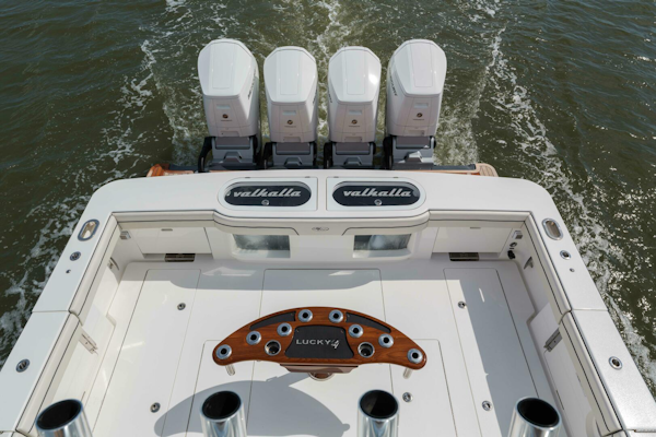 Valhalla Boatworks-V-55 2024-LUCKY 24 IV Fort Lauderdale-Florida-United States-Valhalla 55  Lucky 24 IV  Cockpit view from Tower-5839137