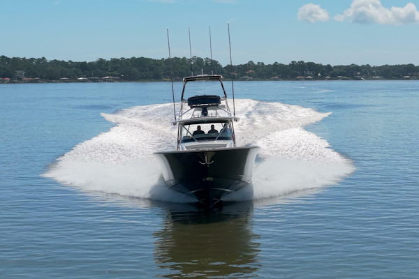 Valhalla Boatworks-V-55 2024-LUCKY 24 IV Fort Lauderdale-Florida-United States-Valhalla 55  Lucky 24 IV  Bow Running Profile-5839113