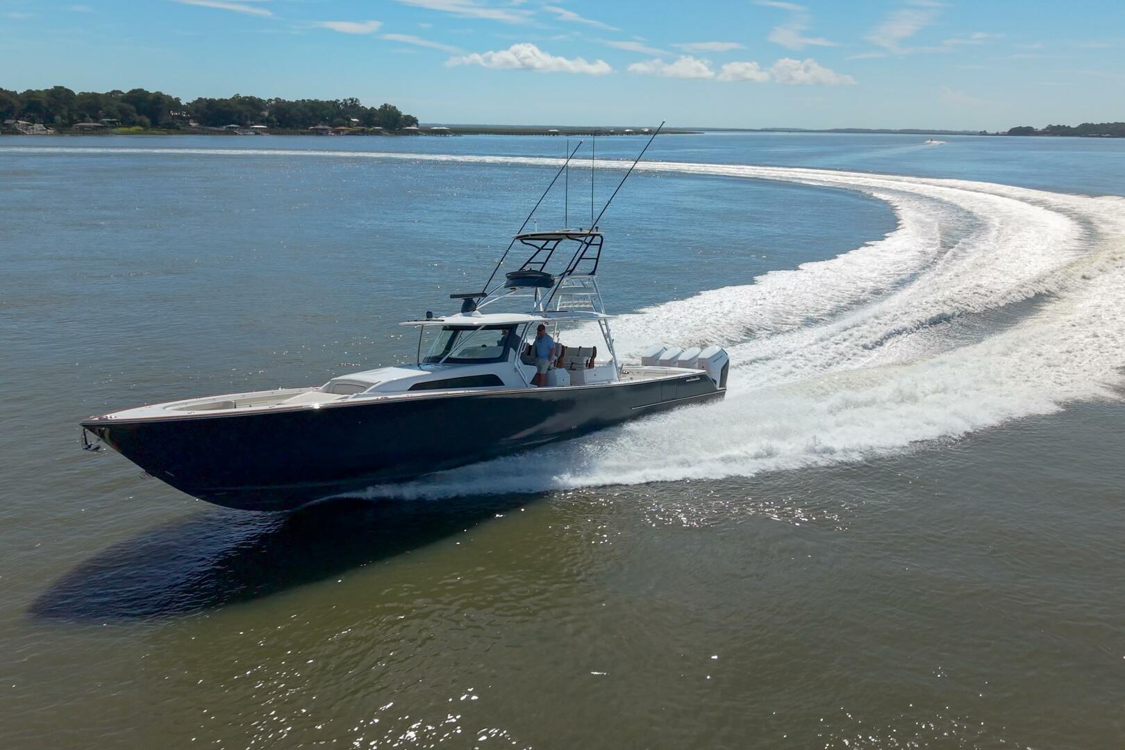 Valhalla Boatworks-V-55 2024-LUCKY 24 IV Fort Lauderdale-Florida-United States-Valhalla 55  Lucky 24 IV  Running Port Profile-5839110 | Thumbnail