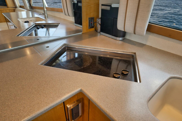 Weaver-60 Convertible 2002-PISTOL Stuart-Florida-United States-Weaver 60  Pistol  Interior Galley-5839268
