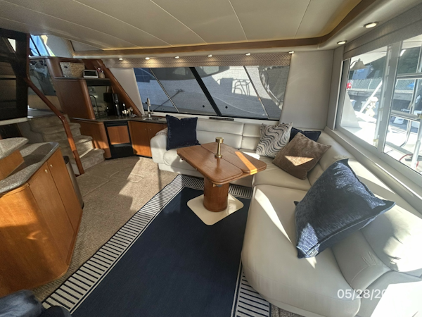 Bayliner-4788 1998-Camelot Old Saybrook-Connecticut-United States-47 Bayliner salon starboard-6300466