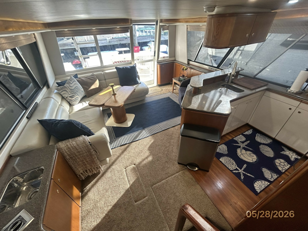 Bayliner-4788 1998-Camelot Old Saybrook-Connecticut-United States-47 Bayliner salon aft-6300455