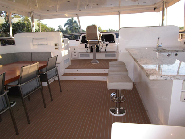 Hargrave-FB with Hardtop 2016-SEASEID Fort Lauderdale-Florida-United States-Two Level Flybridge Deck-5861748