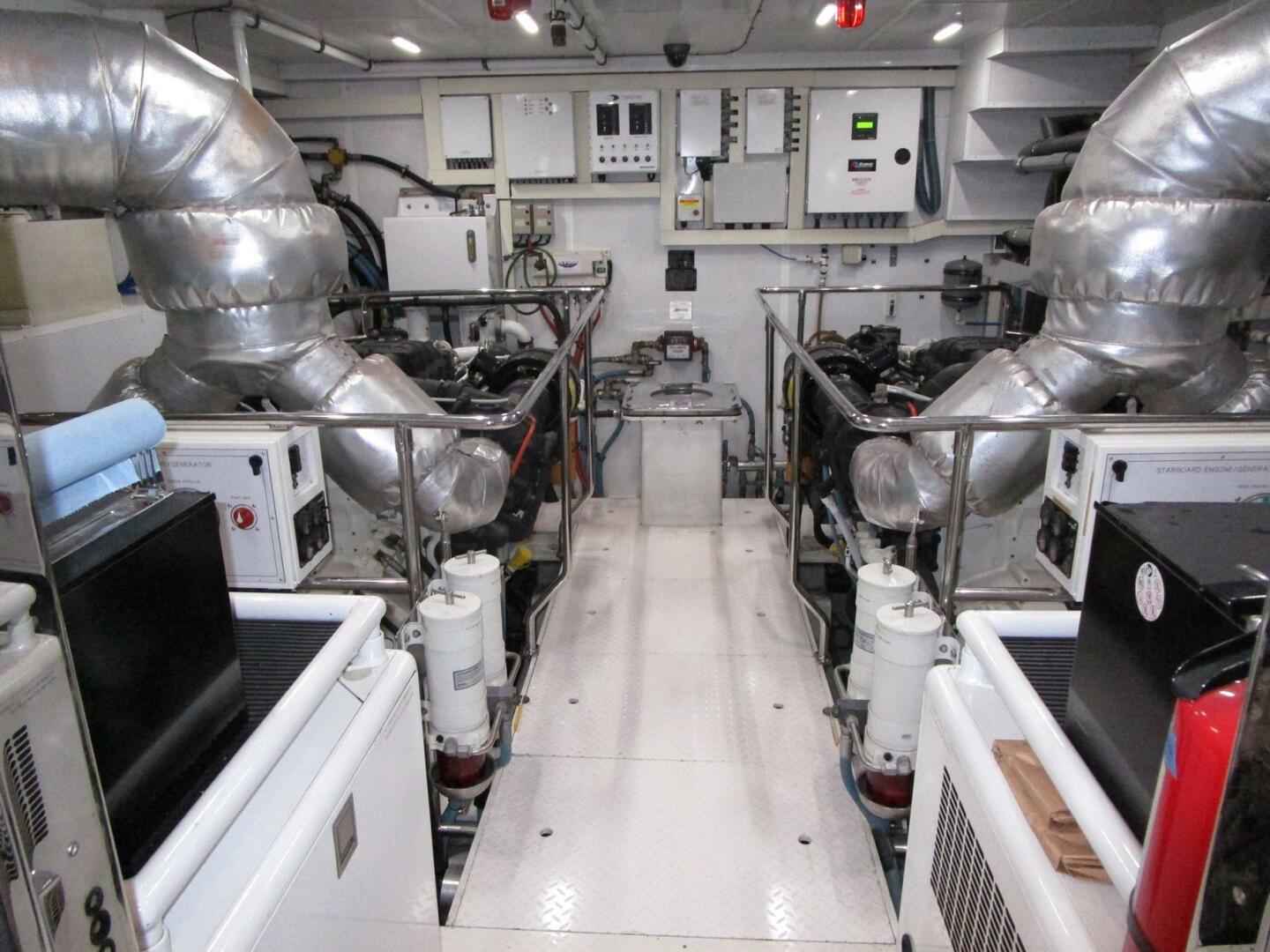 Hargrave-FB with Hardtop 2016-SEASEID Fort Lauderdale-Florida-United States-Engine Room Looking Forward-5861774 | Thumbnail