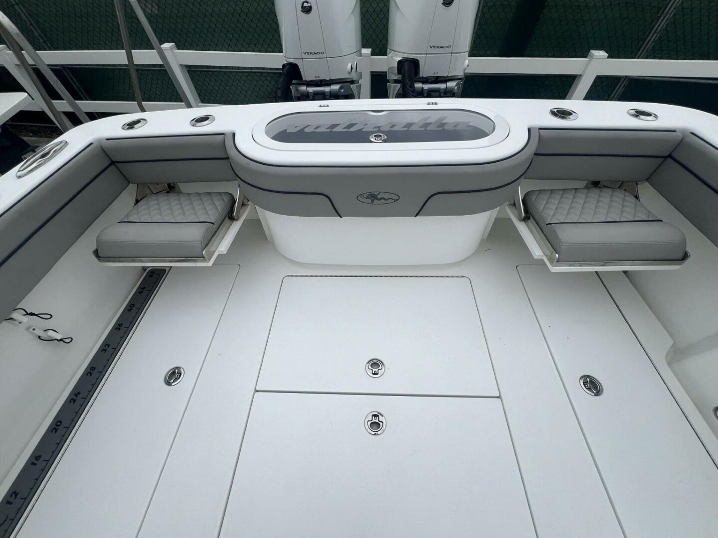 Valhalla Boatworks-V-33 2023-JUST ONE MORE Stuart-Florida-United States-Valhalla 33 JUST ONE MORE  Aft Seating-5876391 | Thumbnail