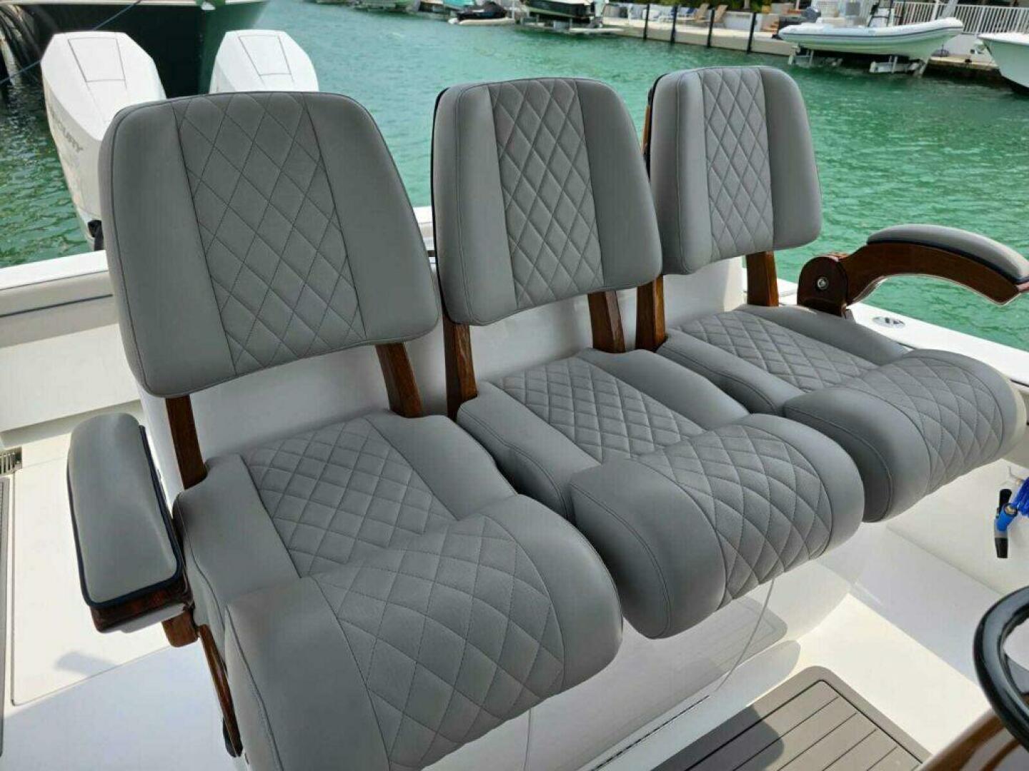 Valhalla Boatworks-V-33 2023-JUST ONE MORE Stuart-Florida-United States-Valhalla 33 JUST ONE MORE  Exterior Helm Seating -5857597 | Thumbnail