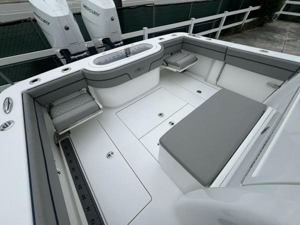 Valhalla Boatworks-V-33 2023-JUST ONE MORE Stuart-Florida-United States-Valhalla 33 JUST ONE MORE  Aft Seating-5876392