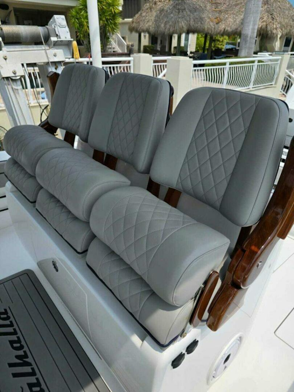 Valhalla Boatworks-V-33 2023-JUST ONE MORE Stuart-Florida-United States-Valhalla 33 JUST ONE MORE  Exterior Helm Seating -5857598