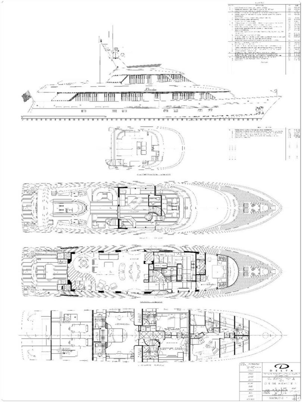 Delta Marine-122 Tri-Deck Motor Yacht 1997-PROBABILITY Palm Beach-Florida-United States-5876119