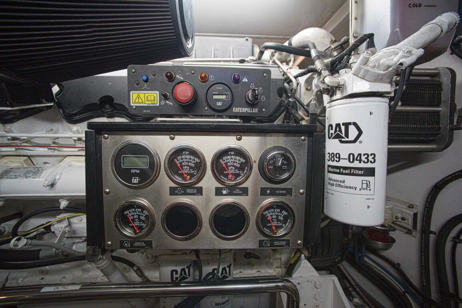 Marlow-Explorer 2009-GOOD ANSWER Key Largo-Florida-United States-Engine Room Control Panel-5882536 | Thumbnail