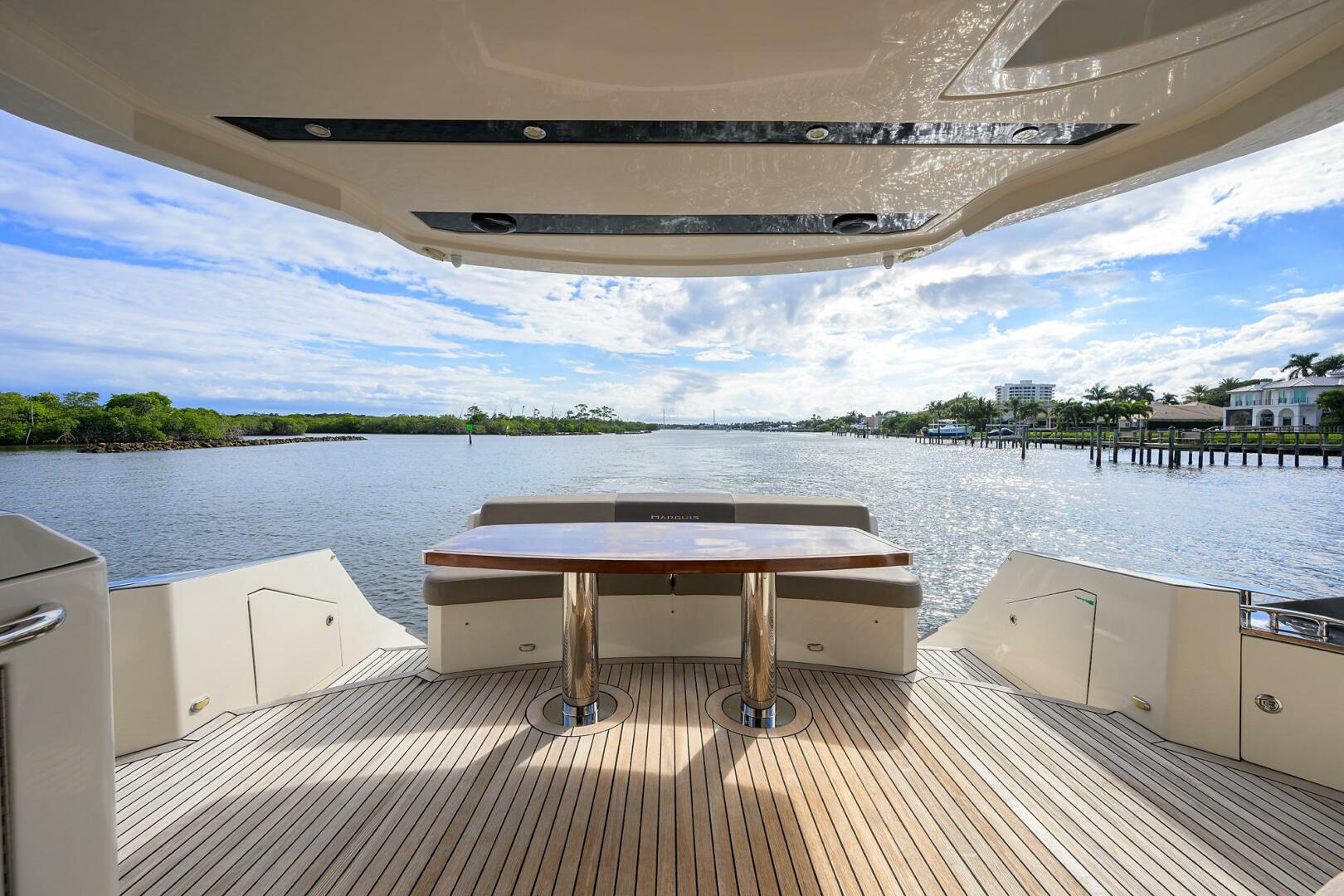 Marquis-660 Sport Yacht 2016-ANDIAMO Jupiter-Florida-United States-Marquis 66 ANDIAMO  Aft Deck-5882702 | Thumbnail
