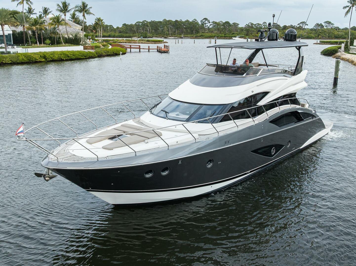 Marquis-660 Sport Yacht 2016-ANDIAMO Jupiter-Florida-United States-Marquis 66 ANDIAMO  Port Bow Aerial Profile-5882722 | Thumbnail