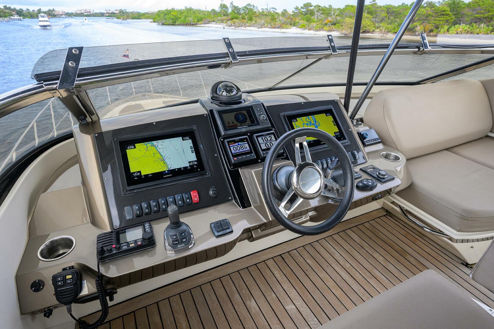 Marquis-660 Sport Yacht 2016-ANDIAMO Jupiter-Florida-United States-Marquis 66 ANDIAMO  Flybridge Helm-5882699 | Thumbnail