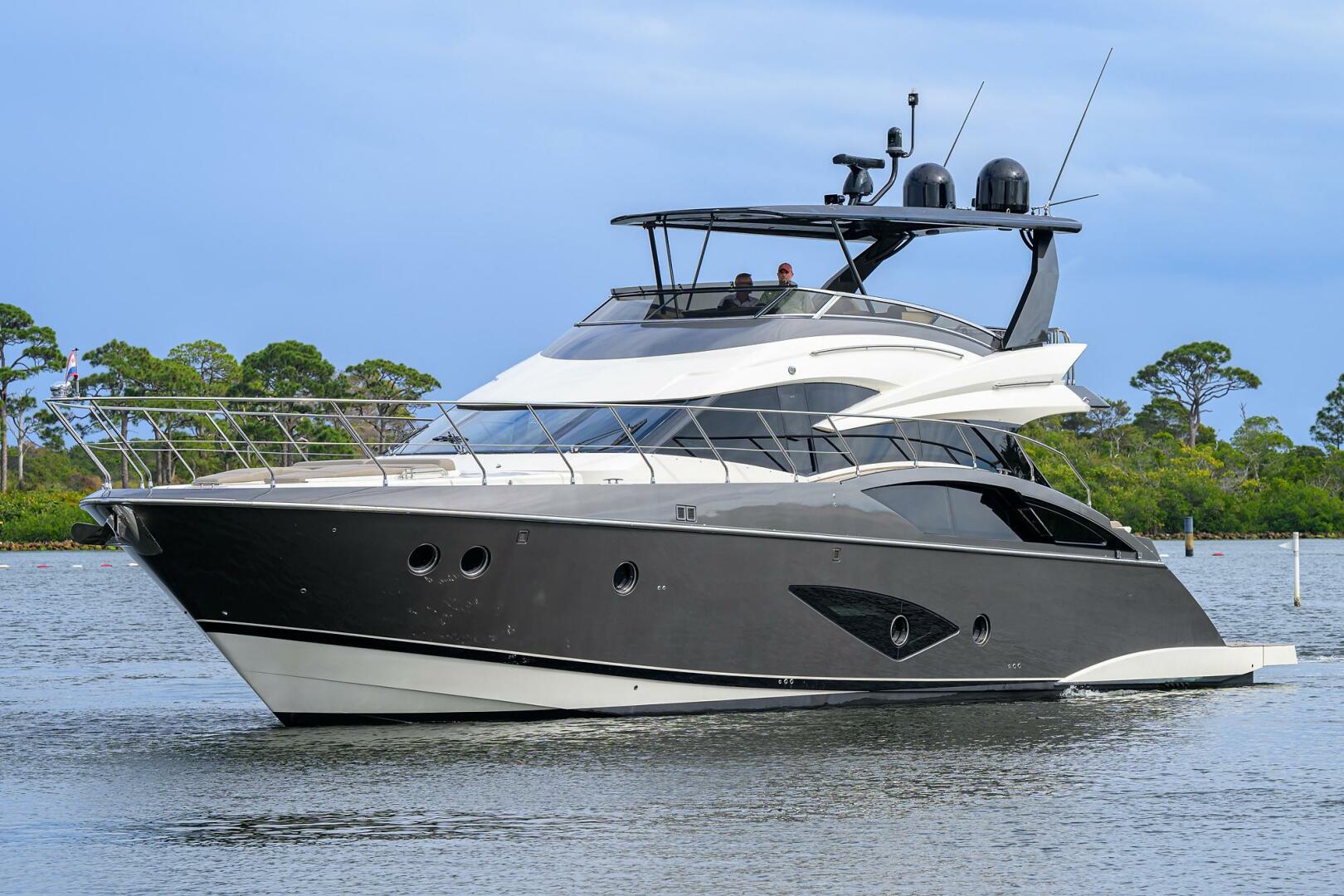 Marquis-660 Sport Yacht 2016-ANDIAMO Jupiter-Florida-United States-Marquis 66 ANDIAMO  Port Bow Profile-5882717 | Thumbnail