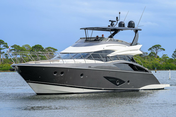 Marquis-660 Sport Yacht 2016-ANDIAMO Jupiter-Florida-United States-Marquis 66 ANDIAMO  Port Bow Profile-5882717
