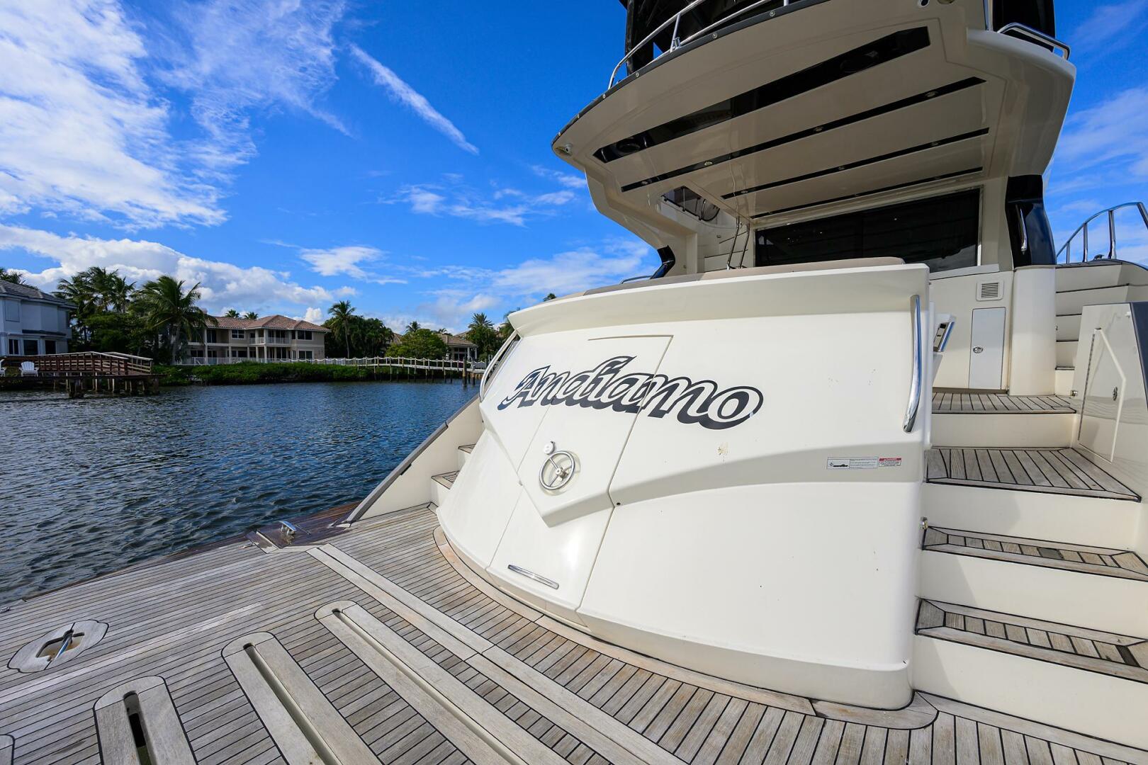 Marquis-660 Sport Yacht 2016-ANDIAMO Jupiter-Florida-United States-Marquis 66 ANDIAMO  Swim Platform-5882707 | Thumbnail