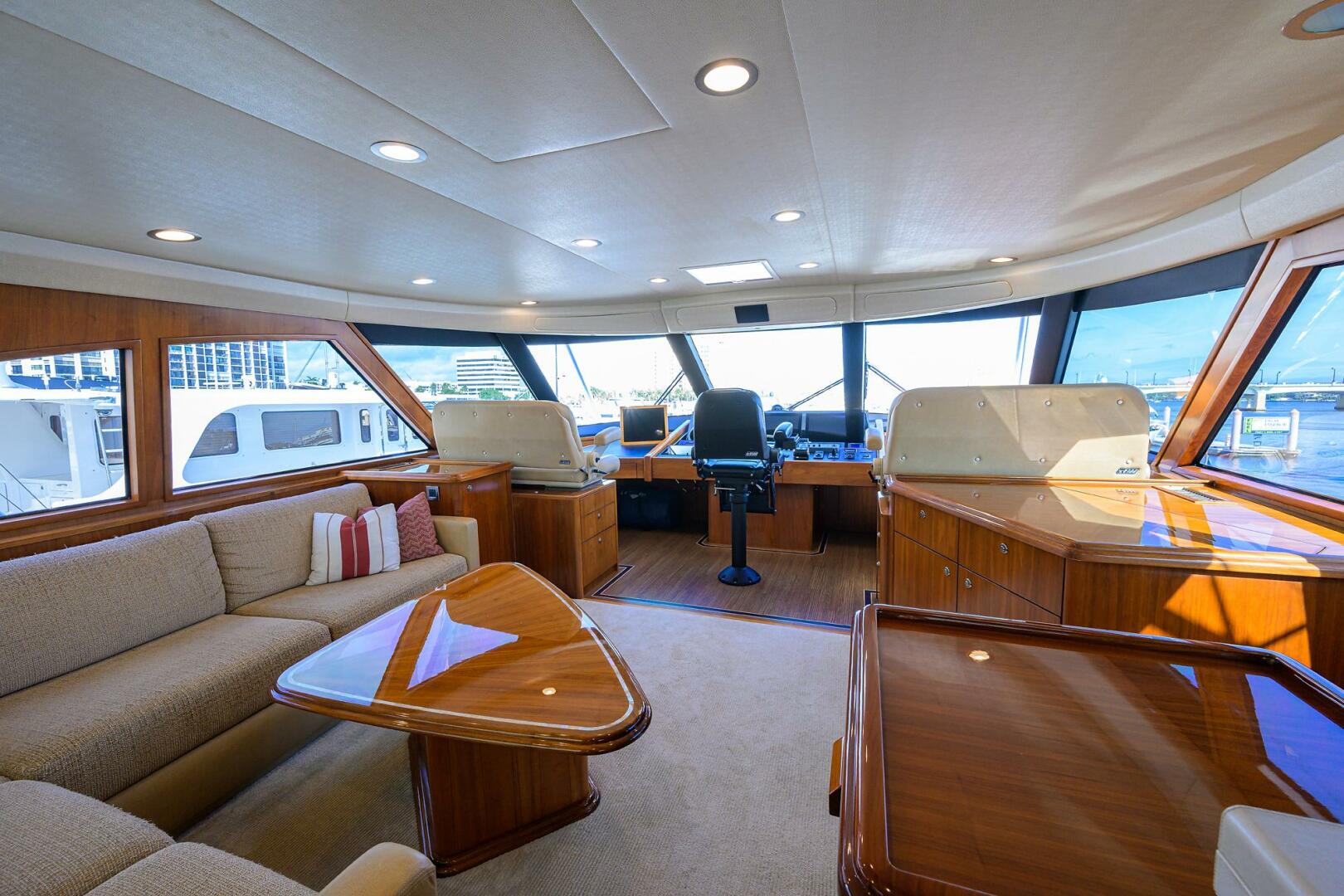 Viking-92 Enclosed Bridge 2017-SPECULATOR Palm Beach -Florida-United States-Viking  92 SPECULATOR  Skybridge Helm Lounge-5888549 | Thumbnail