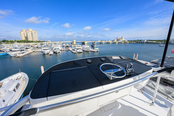 Viking-92 Enclosed Bridge 2017-SPECULATOR Palm Beach -Florida-United States-Viking  92 SPECULATOR  Tower Helm-5888541