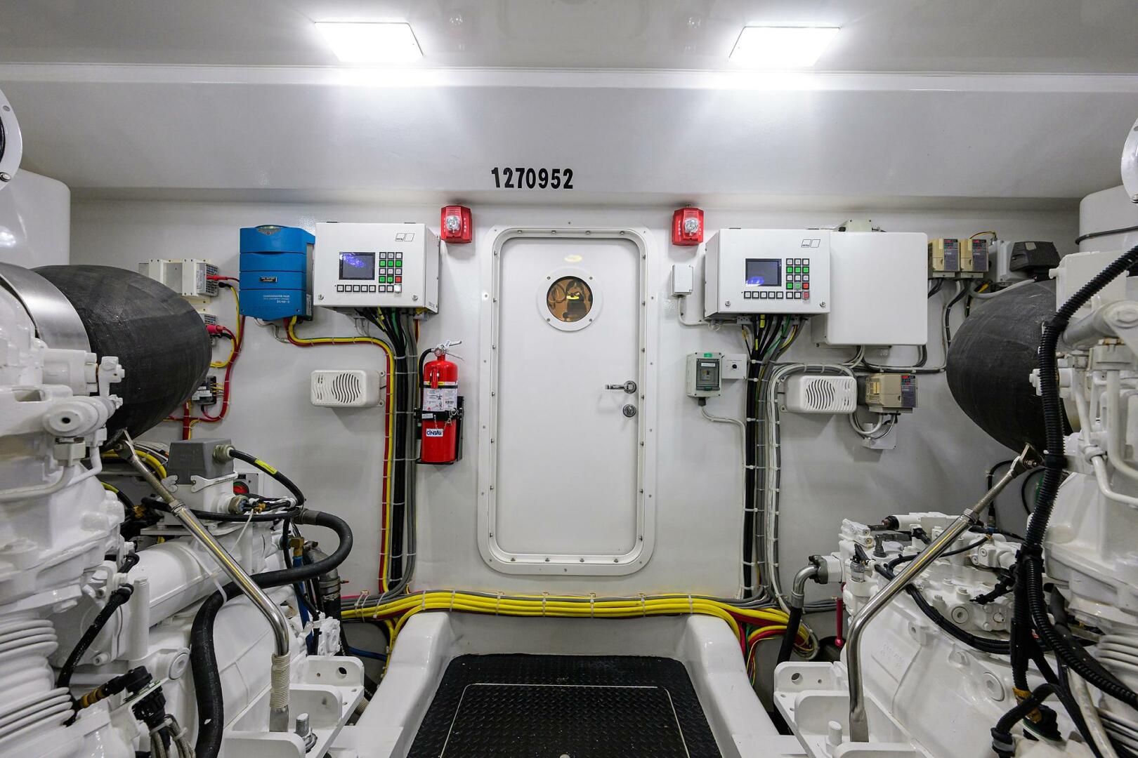 Viking-92 Enclosed Bridge 2017-SPECULATOR Palm Beach -Florida-United States-Viking  92 SPECULATOR  Engine Room-5888644 | Thumbnail