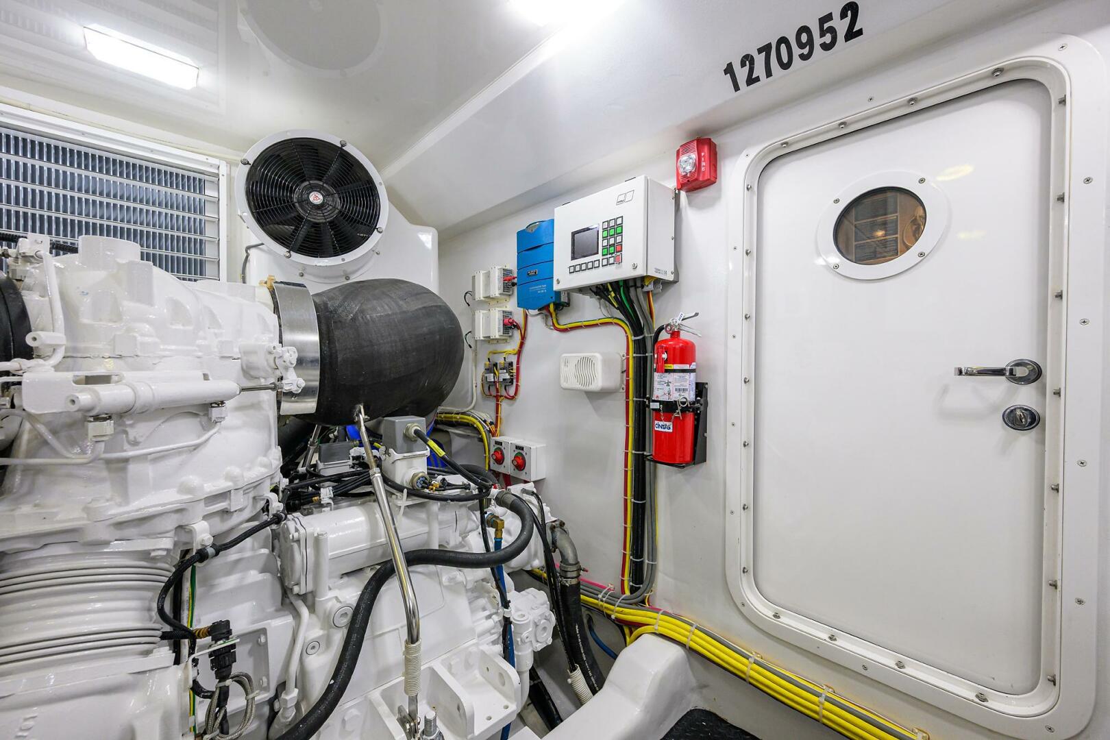 Viking-92 Enclosed Bridge 2017-SPECULATOR Palm Beach -Florida-United States-Viking  92 SPECULATOR  Engine Room-5888642 | Thumbnail