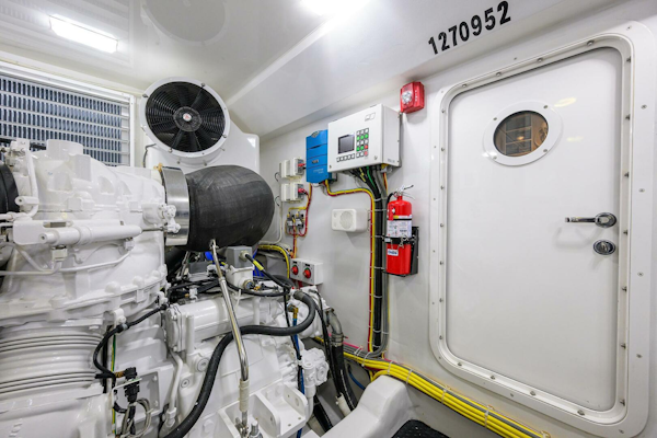 Viking-92 Enclosed Bridge 2017-SPECULATOR Palm Beach -Florida-United States-Viking  92 SPECULATOR  Engine Room-5888642