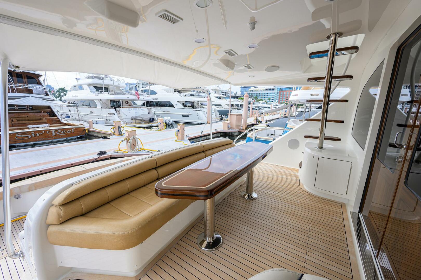 Viking-92 Enclosed Bridge 2017-SPECULATOR Palm Beach -Florida-United States-Viking  92 SPECULATOR  Flybridge Aft Deck-5888547 | Thumbnail