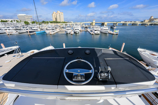 Viking-92 Enclosed Bridge 2017-SPECULATOR Palm Beach -Florida-United States-Viking  92 SPECULATOR  Tower Helm-5888542