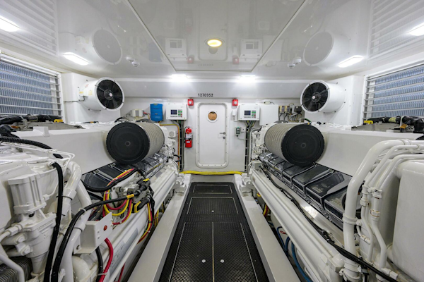 Viking-92 Enclosed Bridge 2017-SPECULATOR Palm Beach -Florida-United States-Viking  92 SPECULATOR  Engine Room-5888643