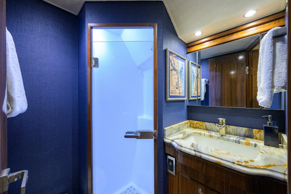 Viking-92 Enclosed Bridge 2017-SPECULATOR Palm Beach -Florida-United States-Viking  92 SPECULATOR  Guest Stateroom Midship Port Ensuite Head-5888636