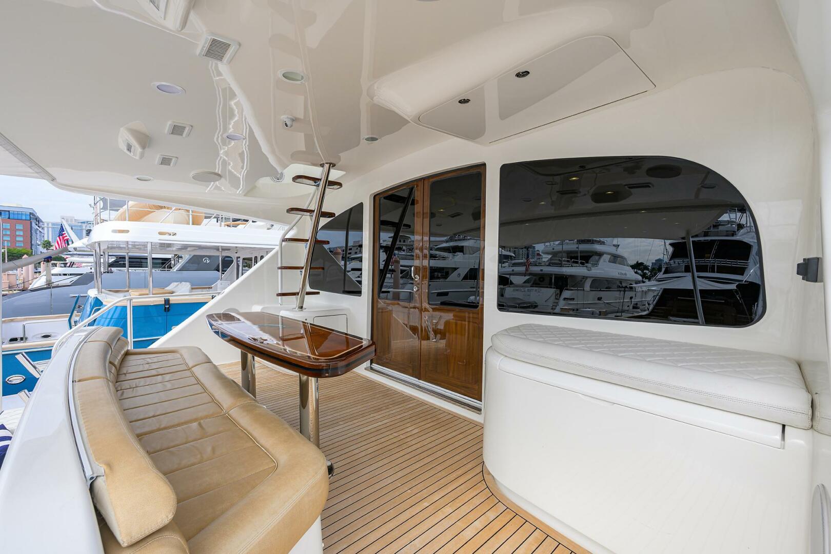 Viking-92 Enclosed Bridge 2017-SPECULATOR Palm Beach -Florida-United States-Viking  92 SPECULATOR  Flybridge Aft Deck-5888545 | Thumbnail