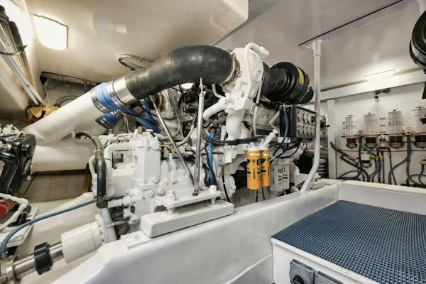 Ocean-73 Super Sport 2005-UNCONQUERED Riviera Beach-Florida-United States-Ocean 73 UNCONQUERED  Engine Room-5892501