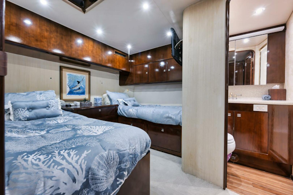 Ocean-73 Super Sport 2005-UNCONQUERED Riviera Beach-Florida-United States-Ocean 73 UNCONQUERED  Guest Stateroom-5892489